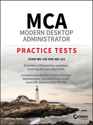 cover image of MCA Modern Desktop Administrator Practice Tests